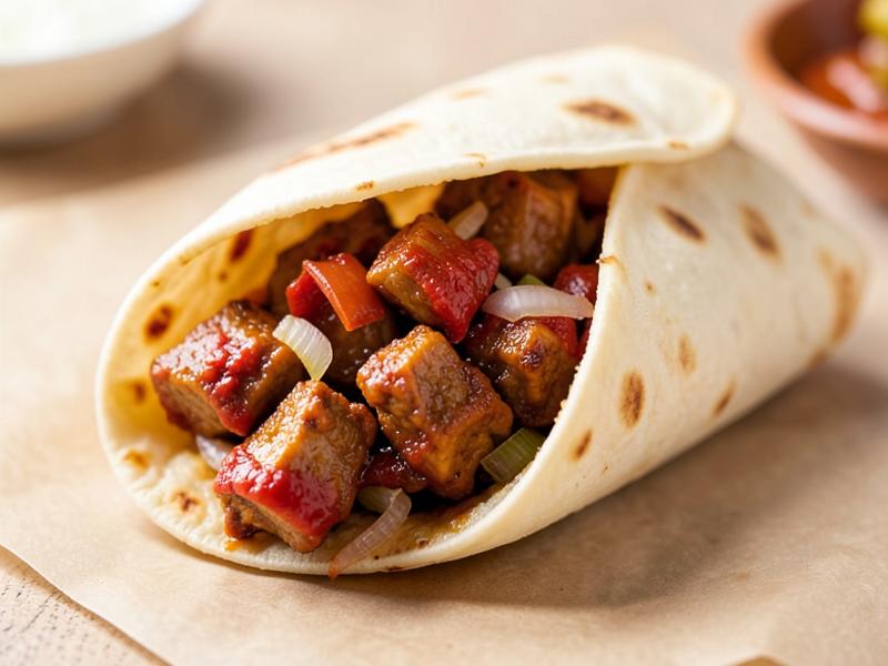 Tikka Paratha at Rokn Al Shay Cafeteria